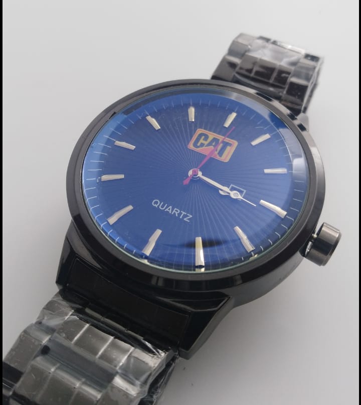 Reloj clon CAT negro con azul