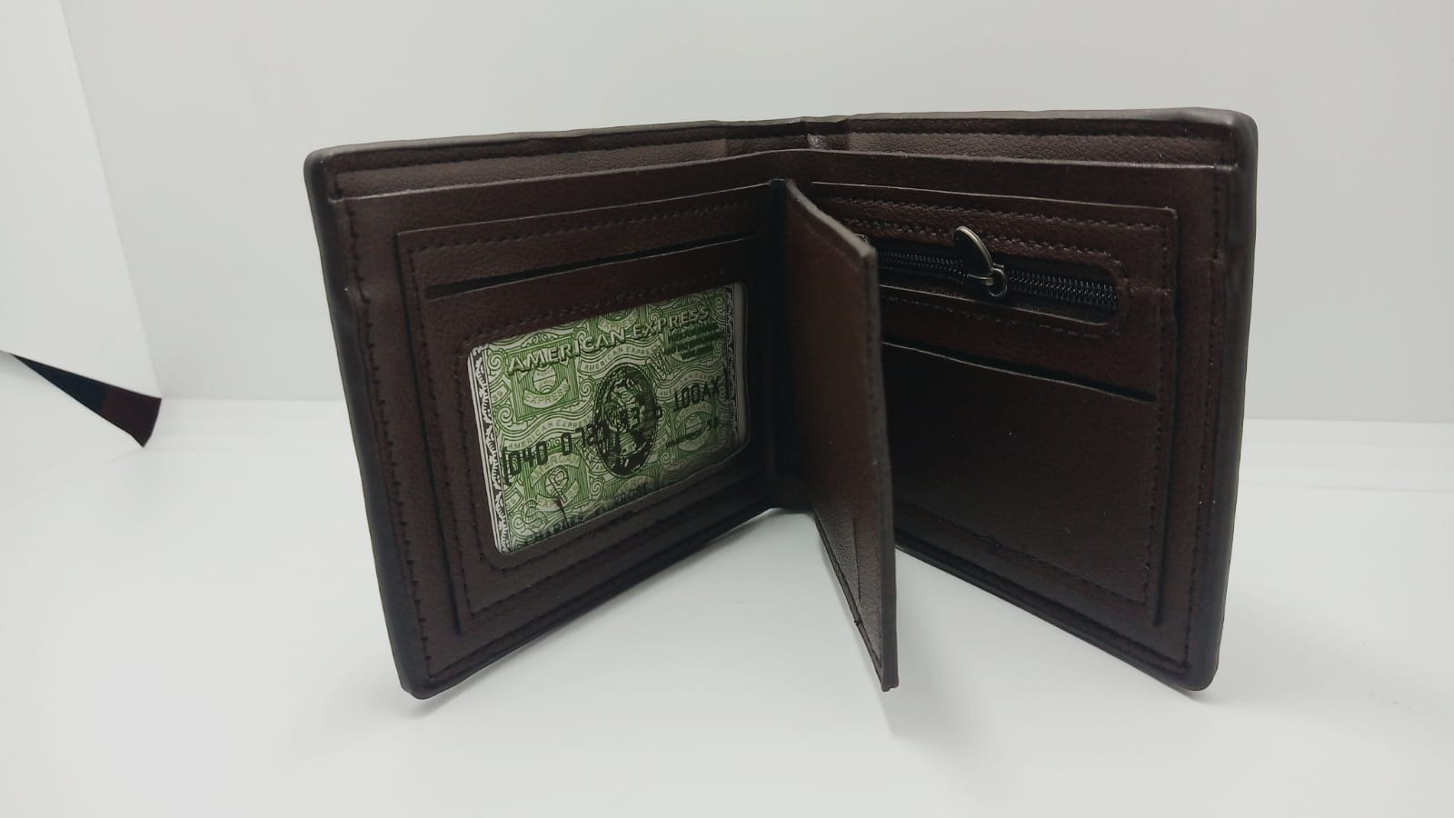 Cartera para caballero CAFÉ OSCURO